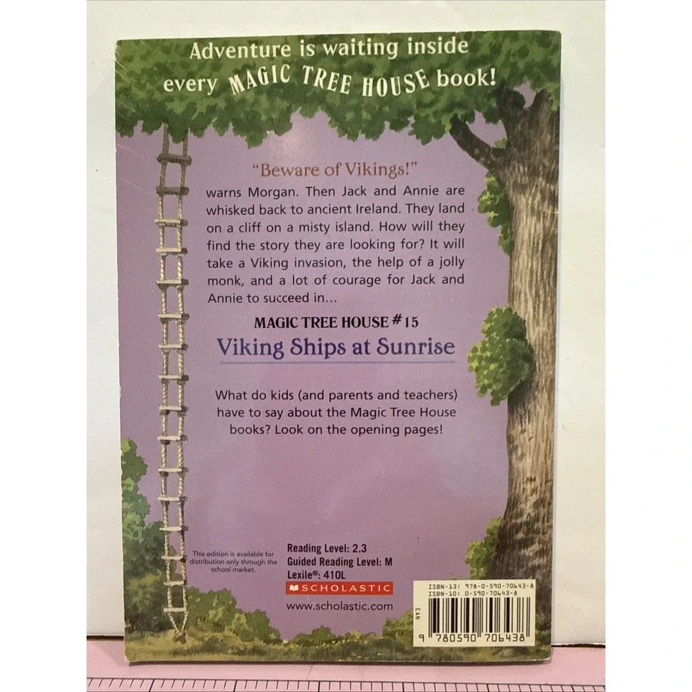 Magic Tree House #15 Viking Ships at Sunrise by Mary Pope Osborne‎